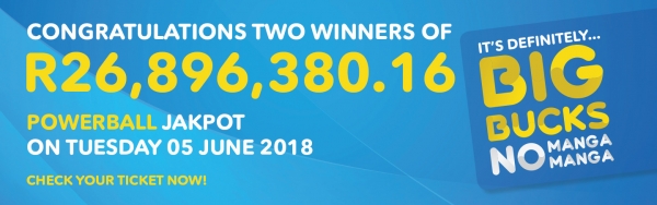 FATHER OF 5 FULFILLS DREAM TO SEND CHILDREN TO UNIVERSITY WITH R26 MILLION POWERBALL JACKPOT WIN