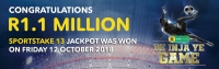 SPORTSTAKE 13 PROPICKer scores over a Million Rand