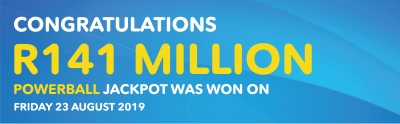 R141 MILLION POWERBALL JACKPOT WINNER COMES FORWARD